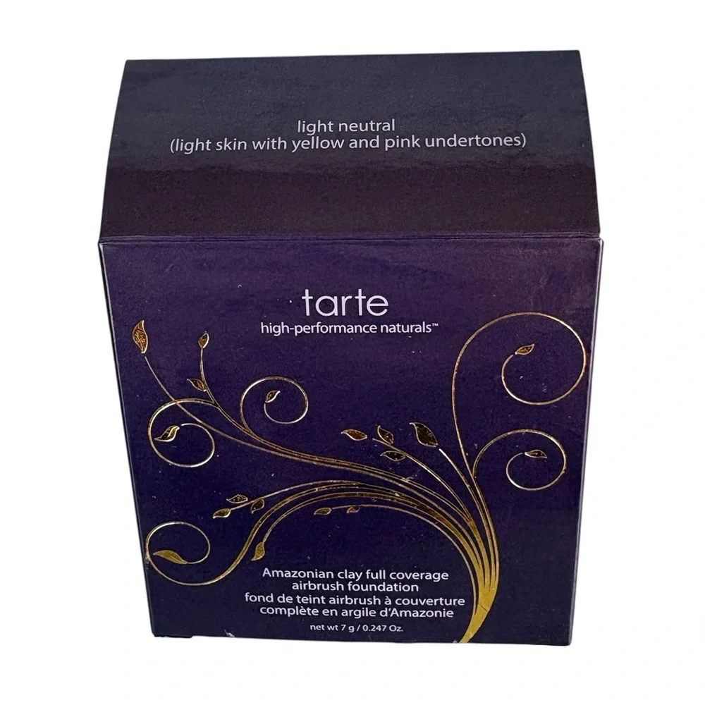 🔴 NEW Tarte Amazonian Clay Full Coverage Airbrush Foundation - Light Neutral
